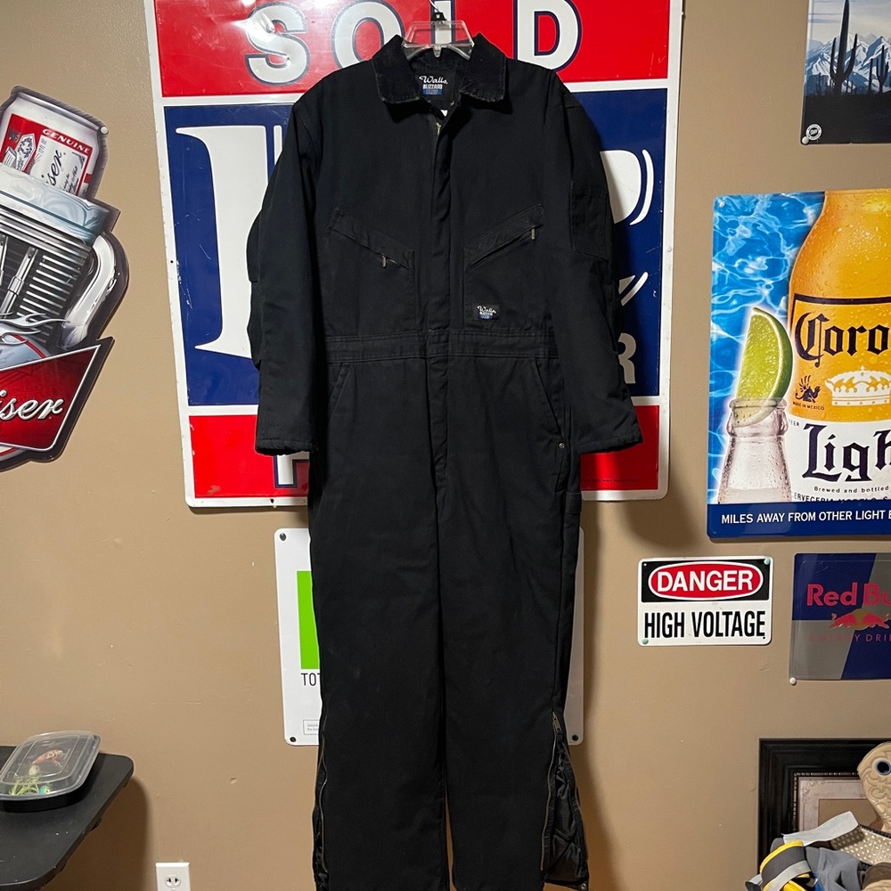 Walls Blizzard Pruf Snap/ Zip Insulated Coveralls, Medium Regular